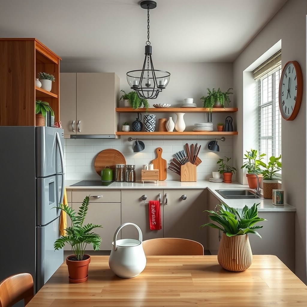 Kako urediti malu kuhinju s modernim dekoracijama